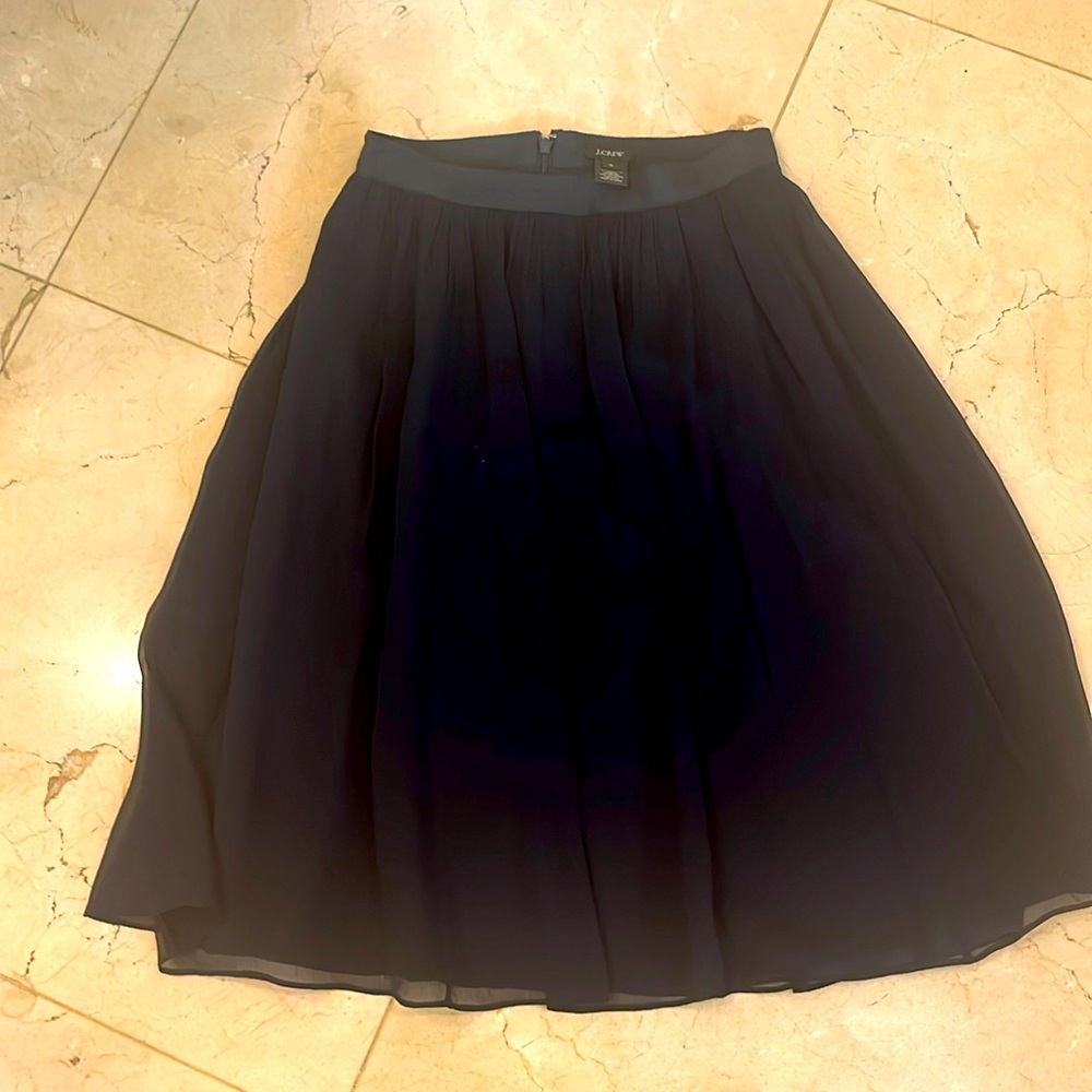 Softly pleated chiffon